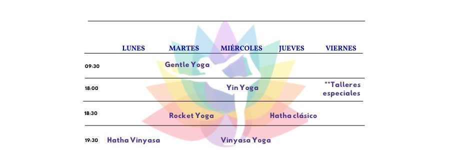 Horario yoga